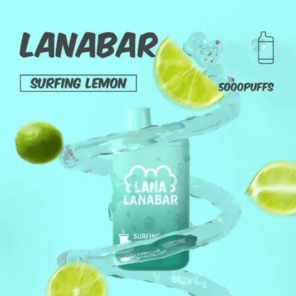 LANABAR-5000PUFF-SURFING-LEMON-singapore-vape-delivery-shop