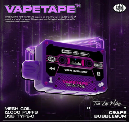 VAPETAPE-12000-PUFFS-GRAPE-BUBBLEGUM-singapore-vape-delivery-shop
