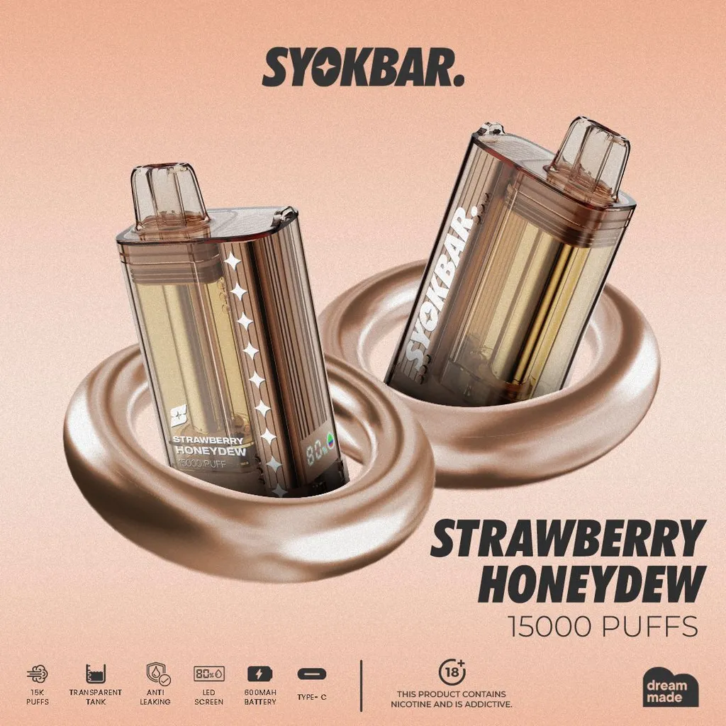 syok-bar-15k-strawberry-honeydew-singapore-vape-delivery-shop